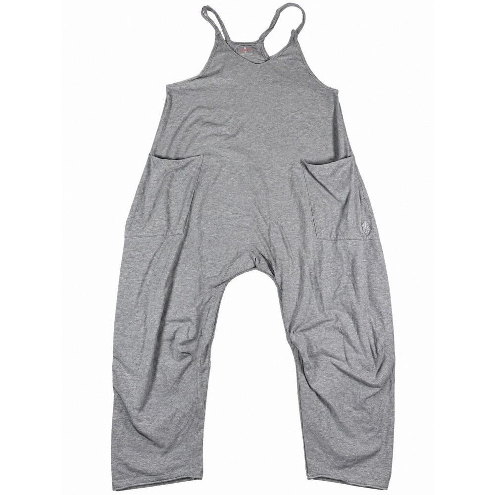 FP Movement Free People Hot Shot Jumpsuit Women's M Gray Harem Romper